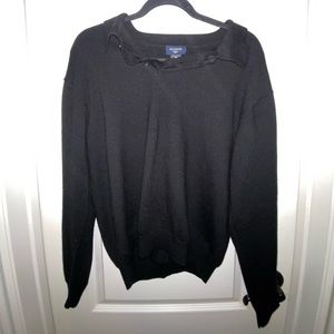Black Wool Sweater